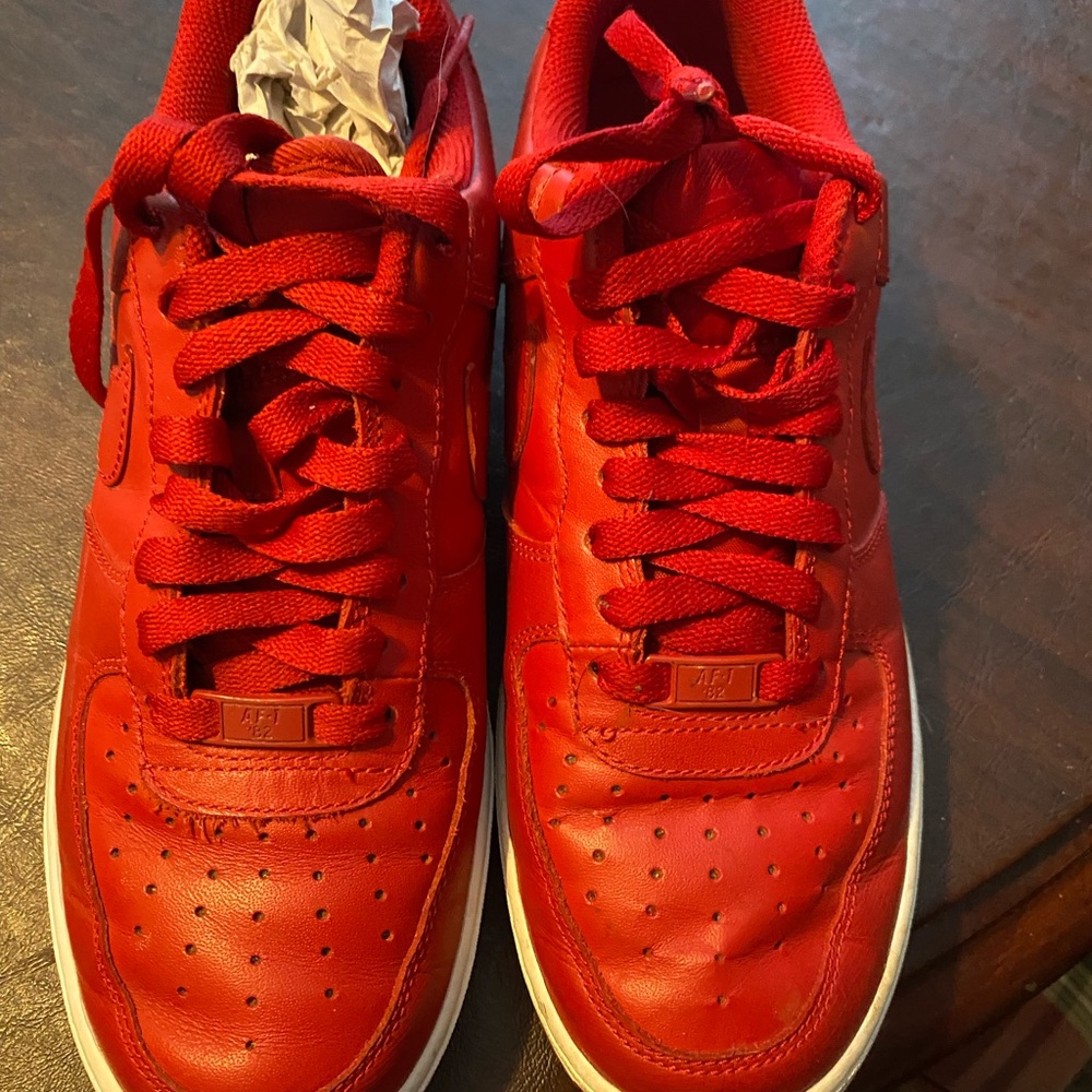 Women Nike Air Red Sneakers